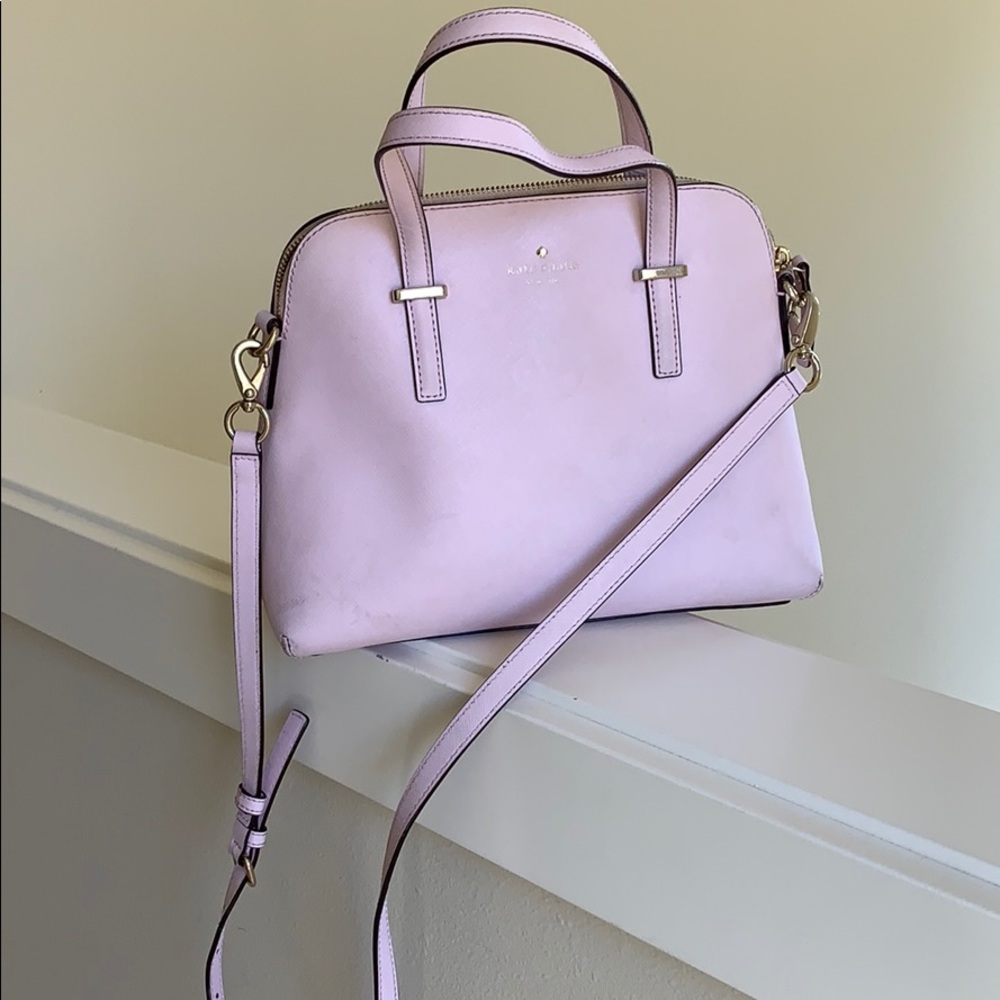Light pink Kate Spade crossbody bag